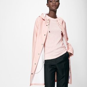 Stutterheim stockholm raincoat pale pink xs